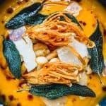 squash soup with mushrooms