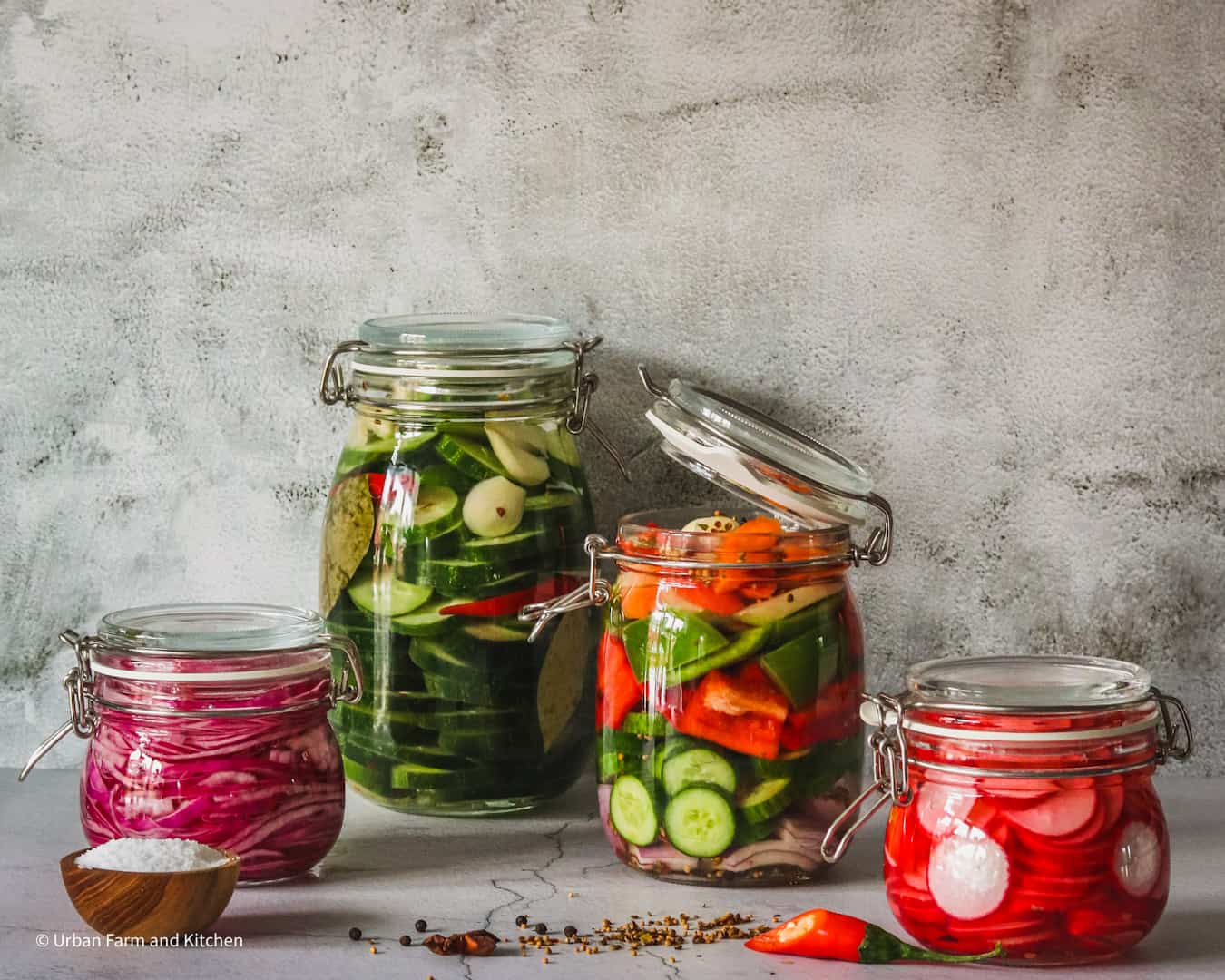 Easiest Refrigerator Pickles Ever