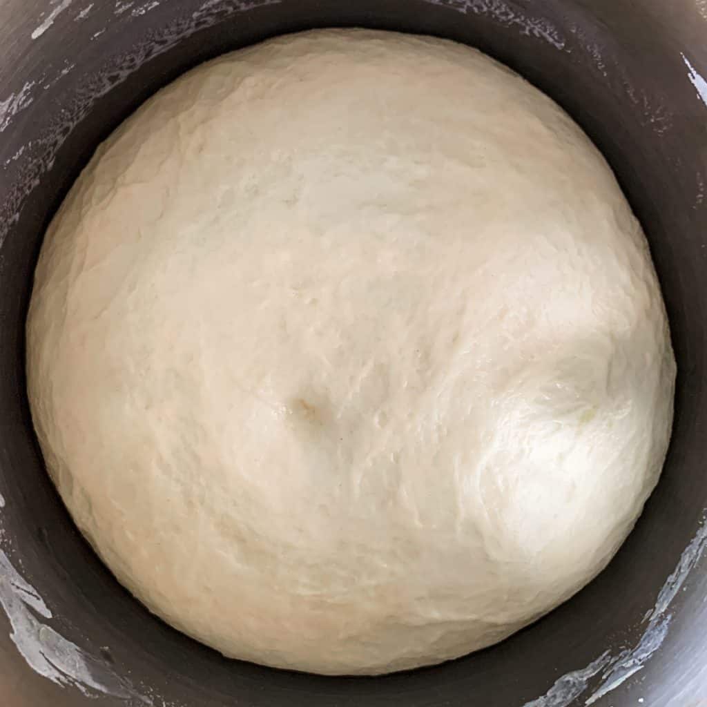Risen dough.