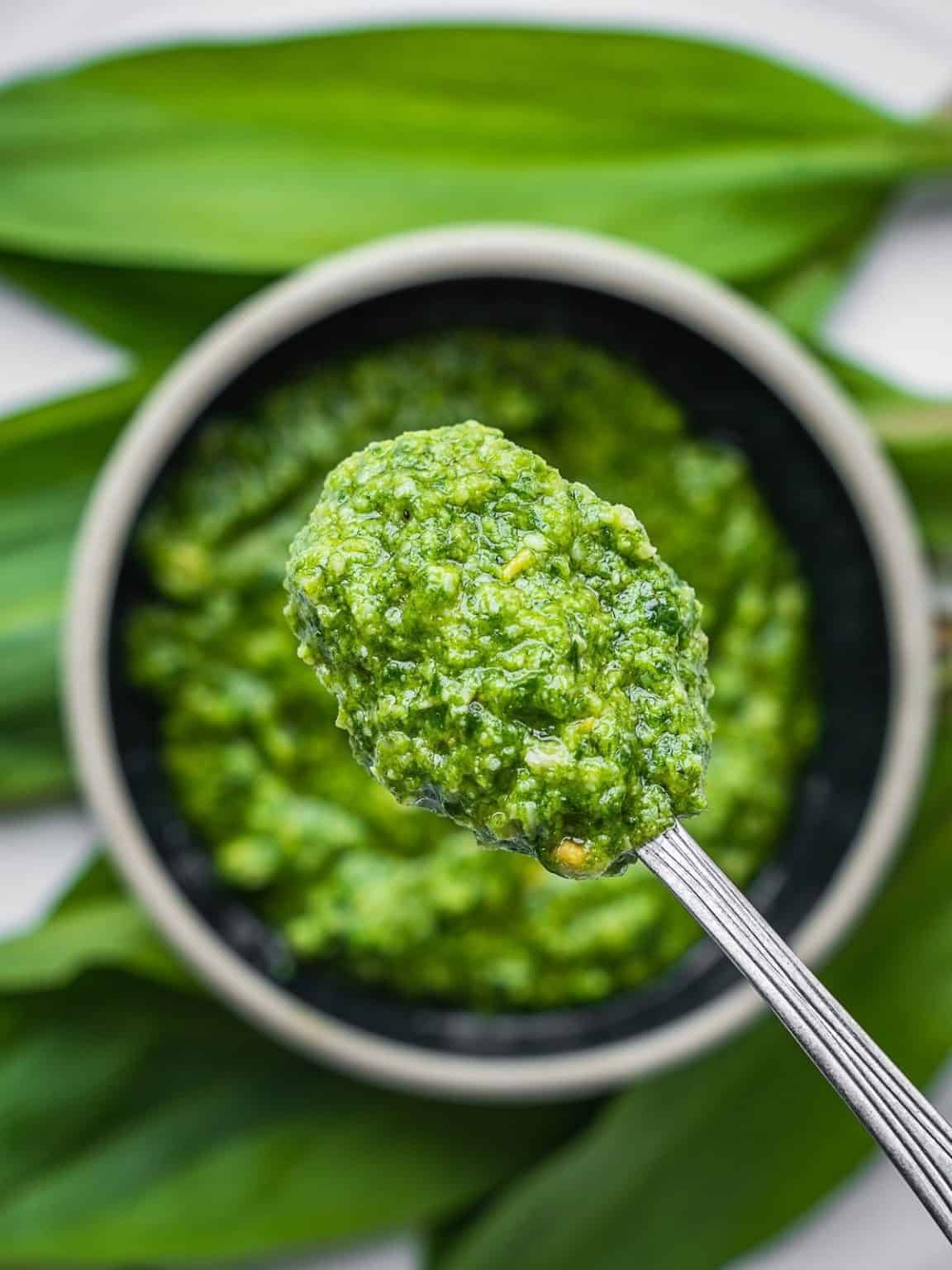 Ramp Pesto (Wild Leek Pesto) Urban Farm and Kitchen