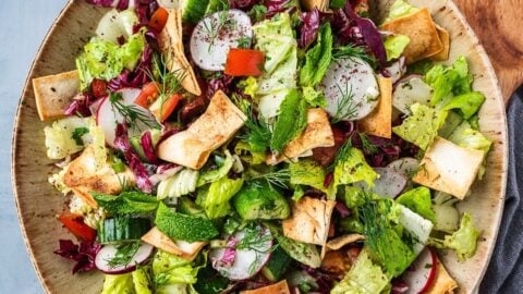 Authentic Lebanese Fattoush Salad Authentic Lebanese Fattoush Salad