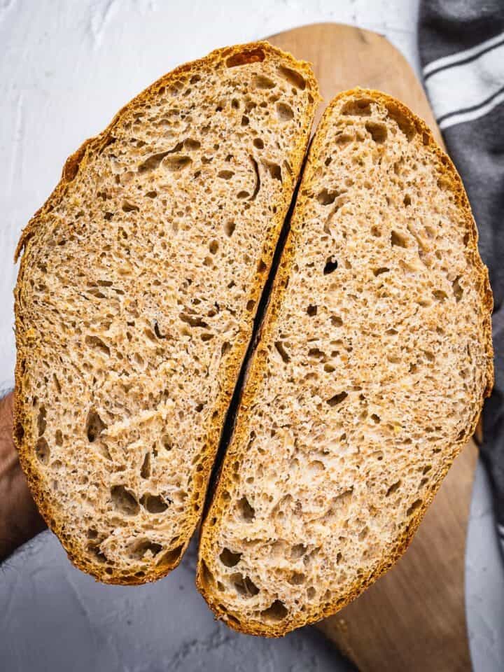 No-Knead-No-Fault Whole Wheat Bread