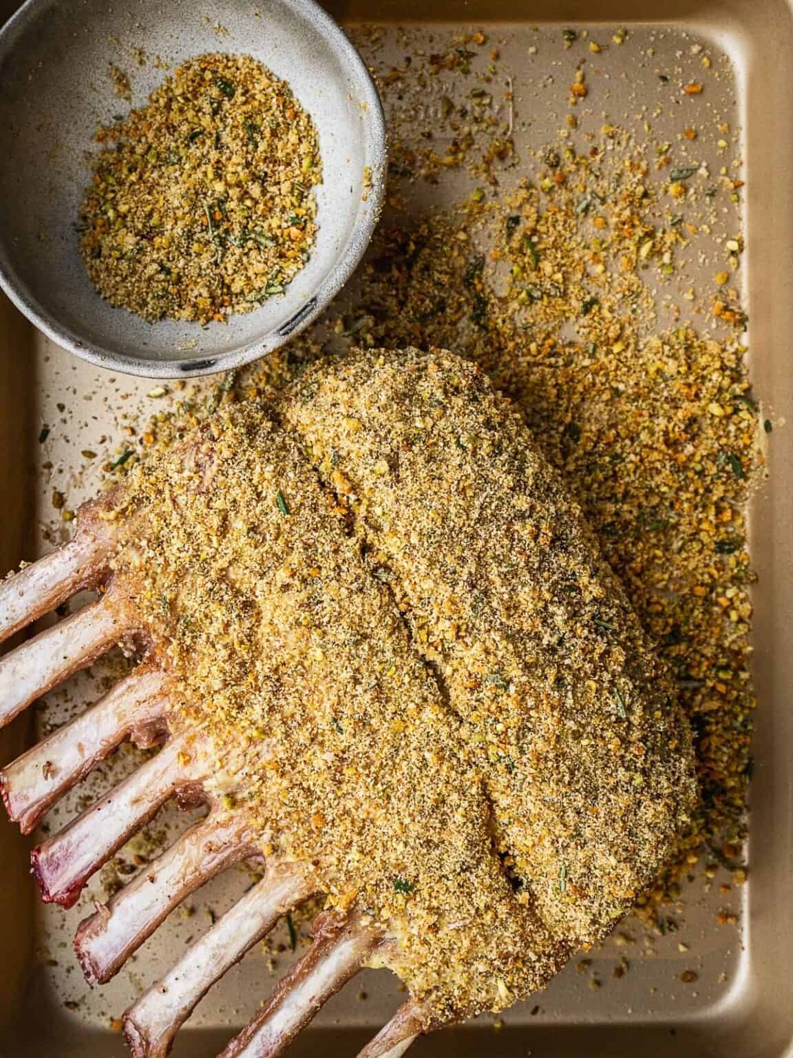 Pistachio crusted rack of lamb recipe urban farm and kitchen