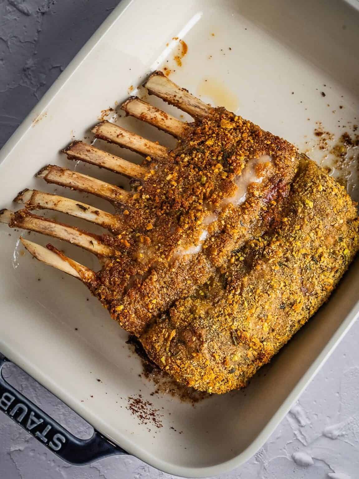 Pistachio crusted rack of lamb recipe urban farm and kitchen