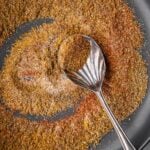 Shawarma spice mix on a plate.