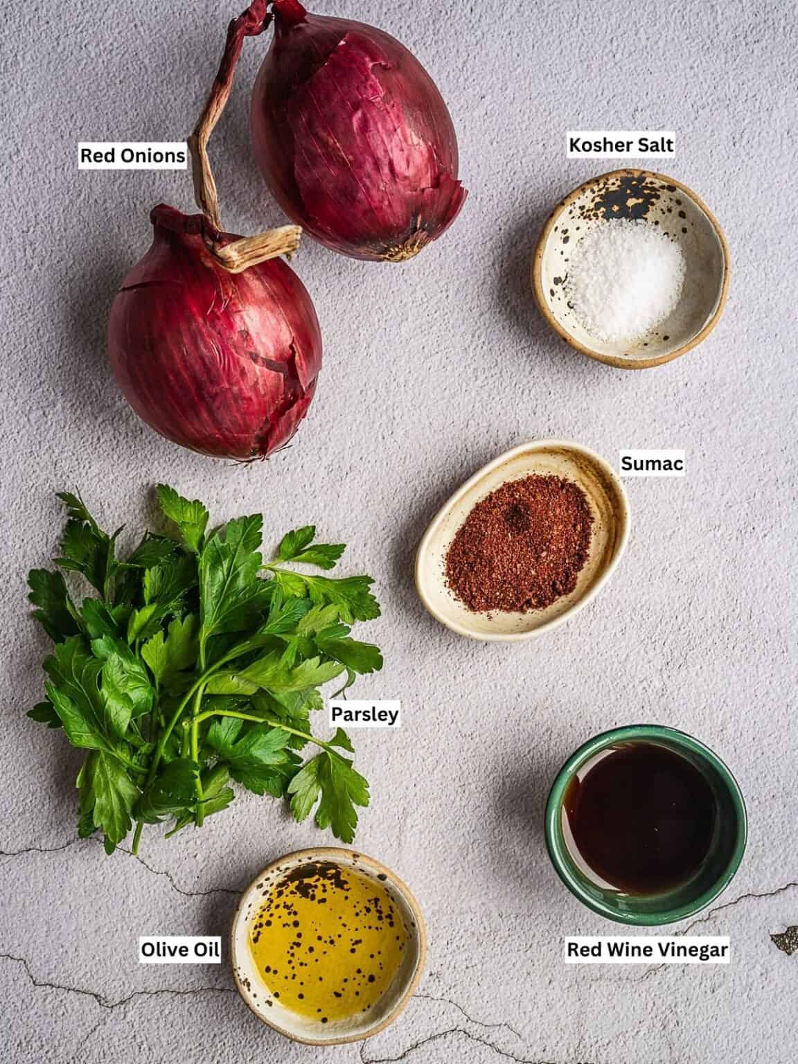 Sumac Onions (Turkish Marinated Onion Salad) Urban Farm and Kitchen