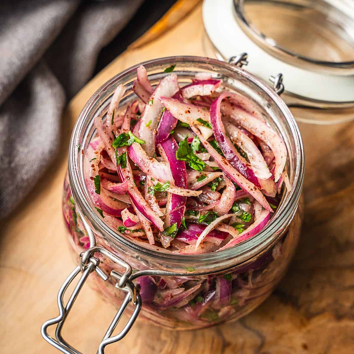 Sumac Onions (Turkish Marinated Onion Salad) Urban Farm and Kitchen
