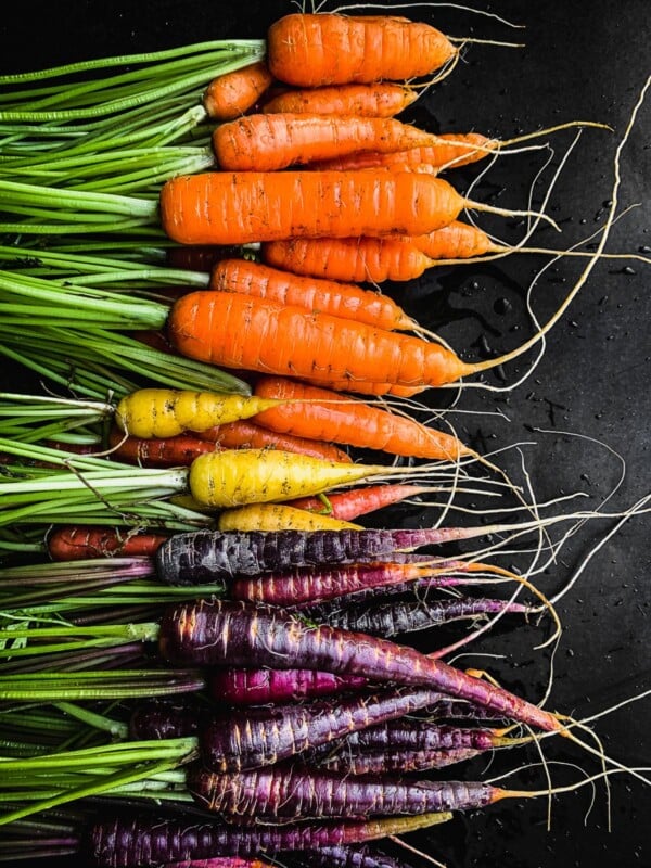 An array of carrots.
