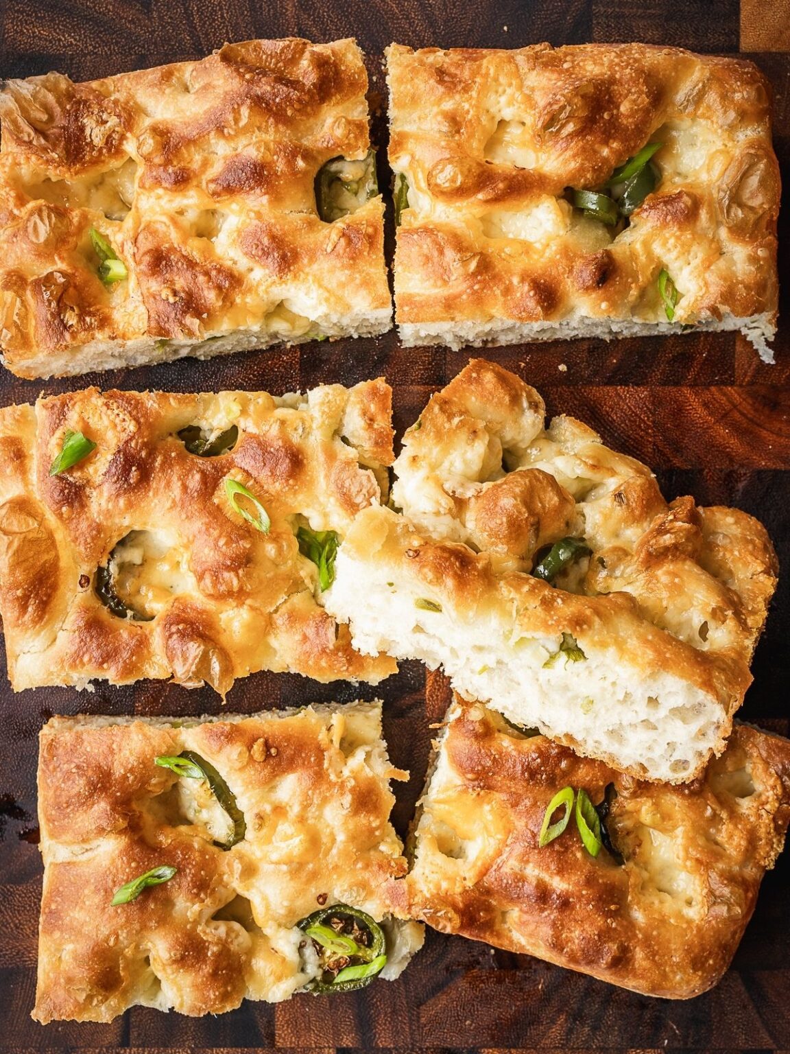 Jalapeno Cheddar Focaccia (Easy No Knead Bread Recipe) Urban Farm and